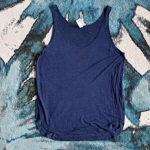 Bella + Canvas blue tank top S